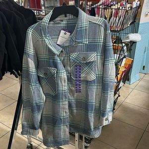 Members mark plaid shacket size xxl
